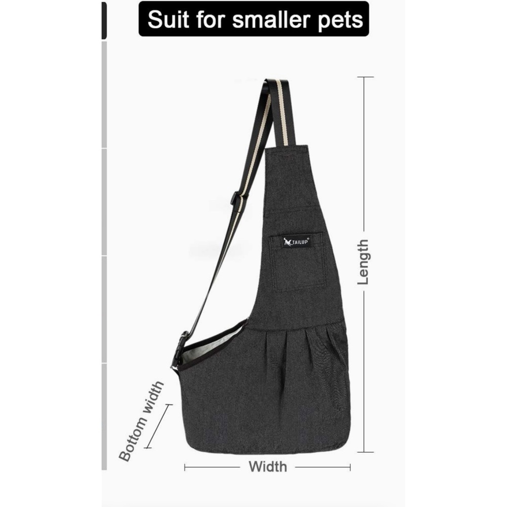 HP✨NWT 🐶Outdoor Windproof Pet Carrying Sling Bag - Picture 4 of 10